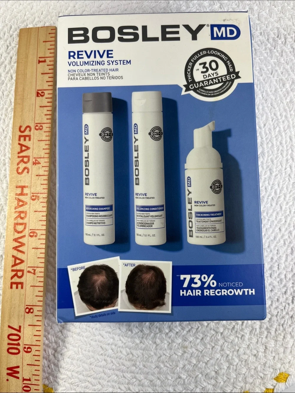 BosleyMD Revive Volumizing System Set (3-Piece Non Color-Treated Hair Treatment